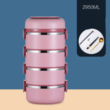 Load image into Gallery viewer, 304 Stainless Steel Insulated Barrel Multi-layer Lunch Box