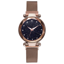 Load image into Gallery viewer, Elegant Magnet Buckle Ladies Starry Sky Watch