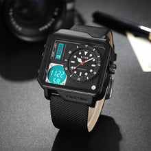 Load image into Gallery viewer, Men's watch multi-function sports watch belt watch electronic watch
