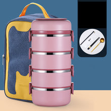 Load image into Gallery viewer, 304 Stainless Steel Insulated Barrel Multi-layer Lunch Box