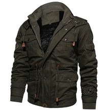 Load image into Gallery viewer, Mountainskin Men's Winter Fleece Jackets Warm Hooded Coat Thermal Thick Outerwear Male Military Jacket Mens Brand Clothing
