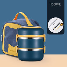 Load image into Gallery viewer, 304 Stainless Steel Insulated Barrel Multi-layer Lunch Box