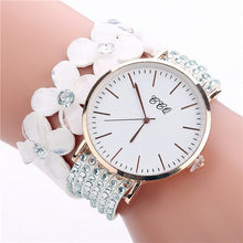 Load image into Gallery viewer, Stainless steel shell quartz watches Women luxury brand velvet drill band watch Ladies high quality fashion clock