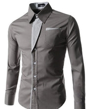 Load image into Gallery viewer, Striped Decoration Mens Shirts