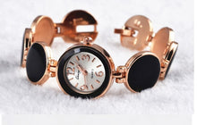 Load image into Gallery viewer, Women Watch Ladies Nobler Fashion Casual 5 Colors Wafer Design Round Dial Bracelet Watch Mujor Quartz Wristwatch Female Relojes