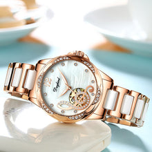 Load image into Gallery viewer, Female hollow automatic mechanical watch