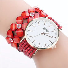 Load image into Gallery viewer, Stainless steel shell quartz watches Women luxury brand velvet drill band watch Ladies high quality fashion clock