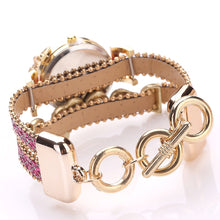 Load image into Gallery viewer, FanTeeDa Brand Women Bracelet Watches Ladies Watch Rhinestones Clock Womens Fashion Dress Wristwatch Relogio Feminino Gift