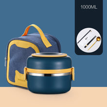 Load image into Gallery viewer, 304 Stainless Steel Insulated Barrel Multi-layer Lunch Box
