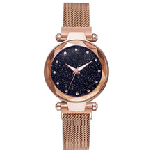 Load image into Gallery viewer, Elegant Magnet Buckle Ladies Starry Sky Watch