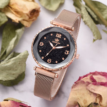 Load image into Gallery viewer, Women Starry Sky Buckle Bracelet Watch