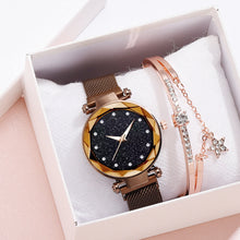 Load image into Gallery viewer, Elegant Magnet Buckle Ladies Starry Sky Watch