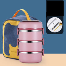 Load image into Gallery viewer, 304 Stainless Steel Insulated Barrel Multi-layer Lunch Box