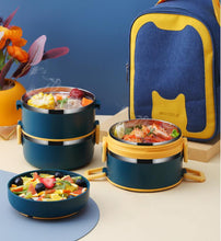 Load image into Gallery viewer, 304 Stainless Steel Insulated Barrel Multi-layer Lunch Box