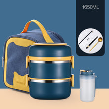 Load image into Gallery viewer, 304 Stainless Steel Insulated Barrel Multi-layer Lunch Box
