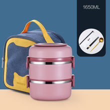 Load image into Gallery viewer, 304 Stainless Steel Insulated Barrel Multi-layer Lunch Box