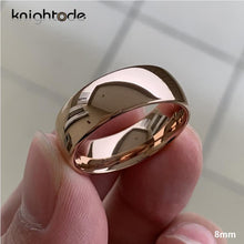 Load image into Gallery viewer, Classic Rose Gold Tungsten Wedding Ring