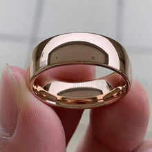 Load image into Gallery viewer, Classic Rose Gold Tungsten Wedding Ring