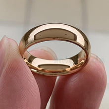 Load image into Gallery viewer, Classic Rose Gold Tungsten Wedding Ring