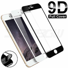 Load image into Gallery viewer, 9D Curved Edge Full Cover Tempered Glass For iPhone 7 8 6 6S