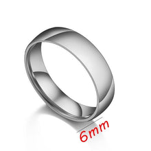 Load image into Gallery viewer, Letdiffery Smooth Stainless Steel Couple Rings