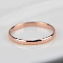 Load image into Gallery viewer, Letdiffery Smooth Stainless Steel Couple Rings