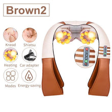 Load image into Gallery viewer, U Shape Electrical Shiatsu Back Neck Shoulder Body Massager