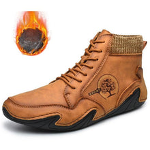 Load image into Gallery viewer, Men Winter Boots Fashion Leather Boots Men