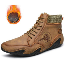 Load image into Gallery viewer, Men Winter Boots Fashion Leather Boots Men
