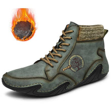 Load image into Gallery viewer, Men Winter Boots Fashion Leather Boots Men