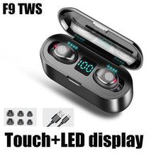 Load image into Gallery viewer, F9 TWS Bluetooth 5.0 Wireless Earphones Headphone
