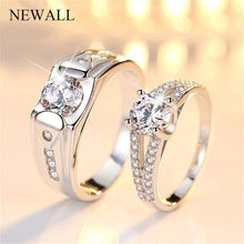 Load image into Gallery viewer, Silver Plated Couple Ring