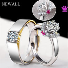 Load image into Gallery viewer, Silver Plated Couple Ring