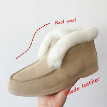Load image into Gallery viewer, Ankle boots cow-suede-leather boots