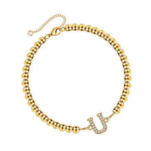 Load image into Gallery viewer, Initial Beaded Bracelet for Women