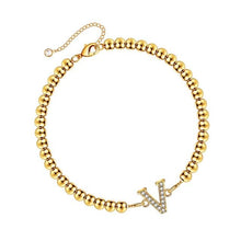 Load image into Gallery viewer, Initial Beaded Bracelet for Women
