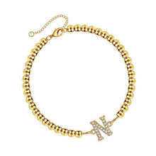 Load image into Gallery viewer, Initial Beaded Bracelet for Women