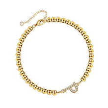 Load image into Gallery viewer, Initial Beaded Bracelet for Women