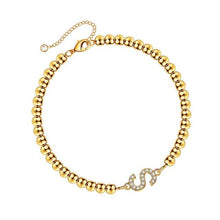 Load image into Gallery viewer, Initial Beaded Bracelet for Women