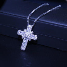 Load image into Gallery viewer, Fashion Lucky Simple Shiny Cubic Zirconia Cross