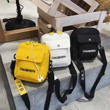 Load image into Gallery viewer, Women Shoulder Bag Fashion Pure Color Casual Tote Outdoor Bag Canvas Handbag Zipper Messenger Messenger Bags Sac Main Femme