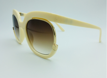 Load image into Gallery viewer, Female flying Sunglasses，Women Cat Eye Half Frame
