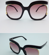 Load image into Gallery viewer, Female flying Sunglasses，Women Cat Eye Half Frame
