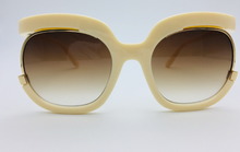 Load image into Gallery viewer, Female flying Sunglasses，Women Cat Eye Half Frame
