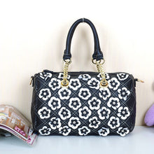 Load image into Gallery viewer, Cowhide Handbags Color Flower Handbags
