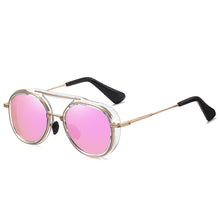 Load image into Gallery viewer, Colorful Two-tone Sunglasses Fashion Metal Sunglasses Glasses
