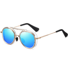 Load image into Gallery viewer, Colorful Two-tone Sunglasses Fashion Metal Sunglasses Glasses
