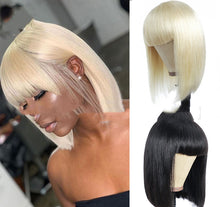 Load image into Gallery viewer, Women&#39;s Wigs Blonde Short Straight Hair Bobo Wigs
