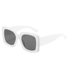 Load image into Gallery viewer, Trendy Large Frame Sunglasses Women Square Bright Black Sunglasses
