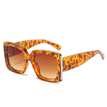 Load image into Gallery viewer, Trendy Large Frame Sunglasses Women Square Bright Black Sunglasses
